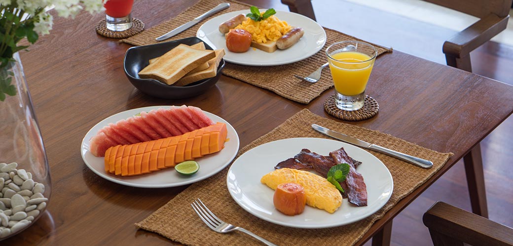 Villa Adenium - Energising breakfast